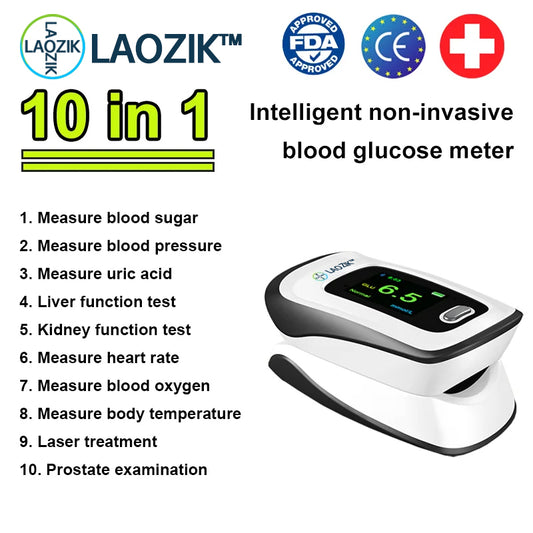 [12 in 1]  LaozikTM Develops Newly Launched Non-Invasive Smart Glucose Meter ✅made in the USA✅