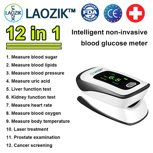 [12 in 1]  LaozikTM Develops Newly Launched Non-Invasive Smart Glucose Meter ✅made in the USA✅